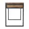Alaterre Furniture Claremont 60"W Rustic Wood and Metal Desk ANCM0674 - alternate 2